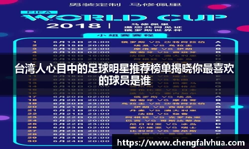 台湾人心目中的足球明星推荐榜单揭晓你最喜欢的球员是谁